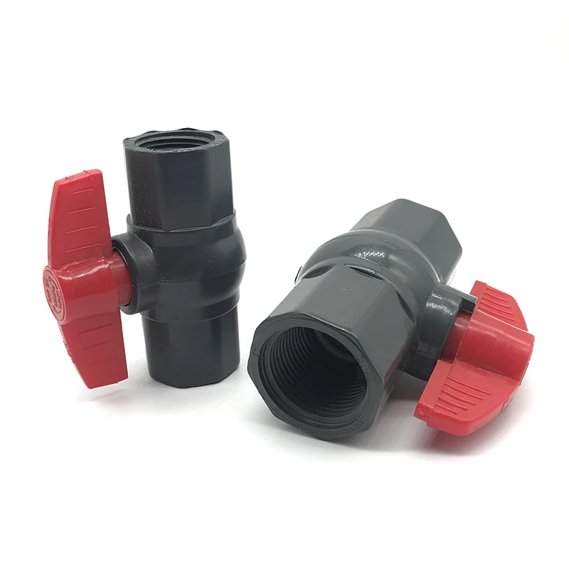 High Working Pressure PN16 Octahedral PVC Thread Ball Valve With 1/2' - 4' Size