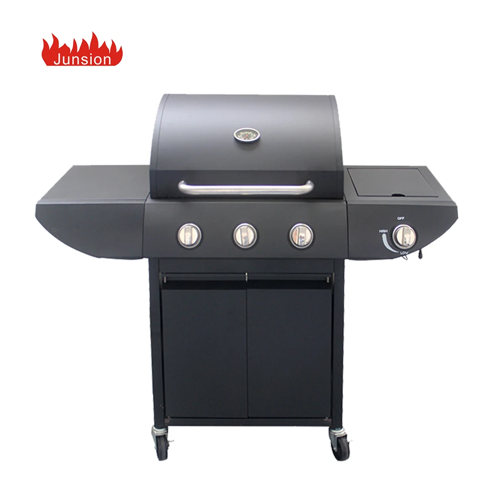 Portable Outdoor Barbeque Lamb Gas Grill Covers 3 Burner BBQ Griller