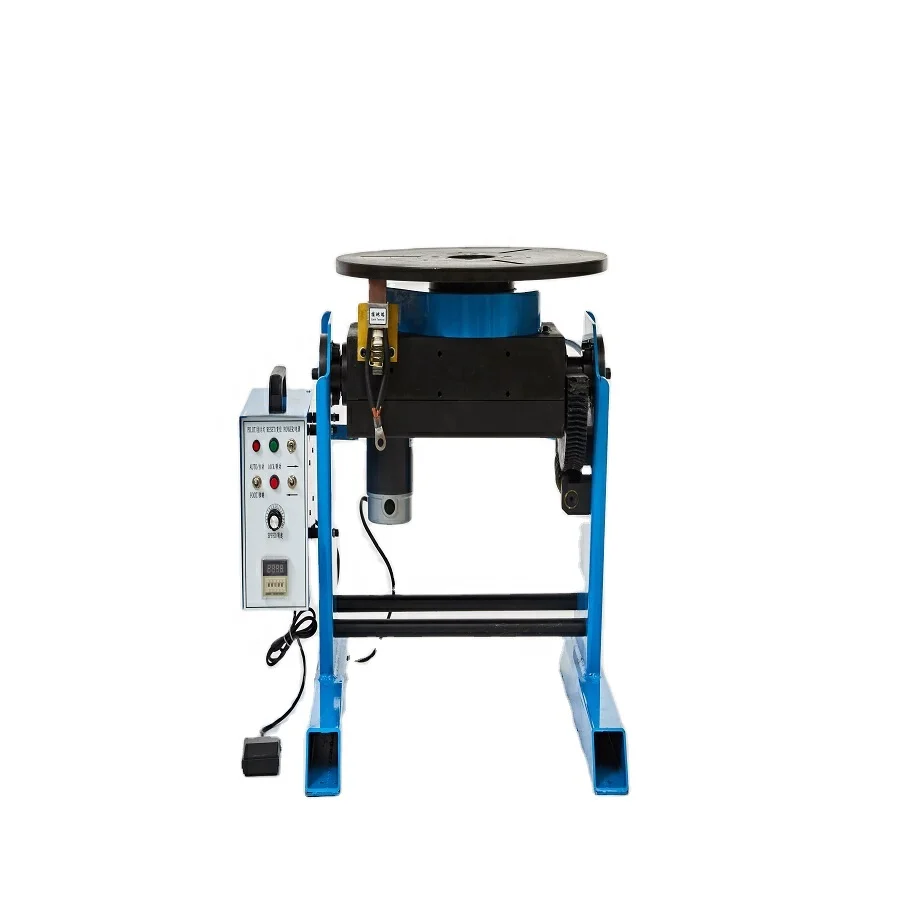 Hot Selling Welding Rotary Positioner 30kg With Pneumatic Tailstock Automatic Comfort Convenient Chuck Rotary Tilt Design
