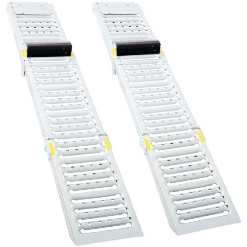 2 Sets Foldable Ferruginous Car Ramp, Portable Ramp for Car Truck SUV Motorcycle ATV Bearing Capacity of Expand 2000lbs