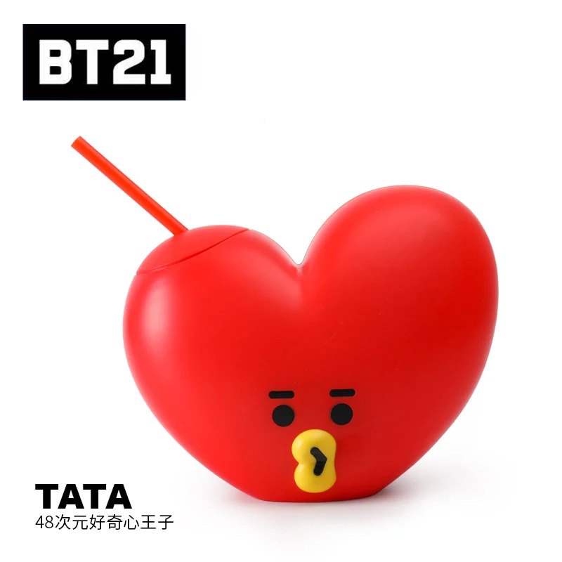 BT21 соломенная чашка 22 унции для LINEFRIENDS BTS