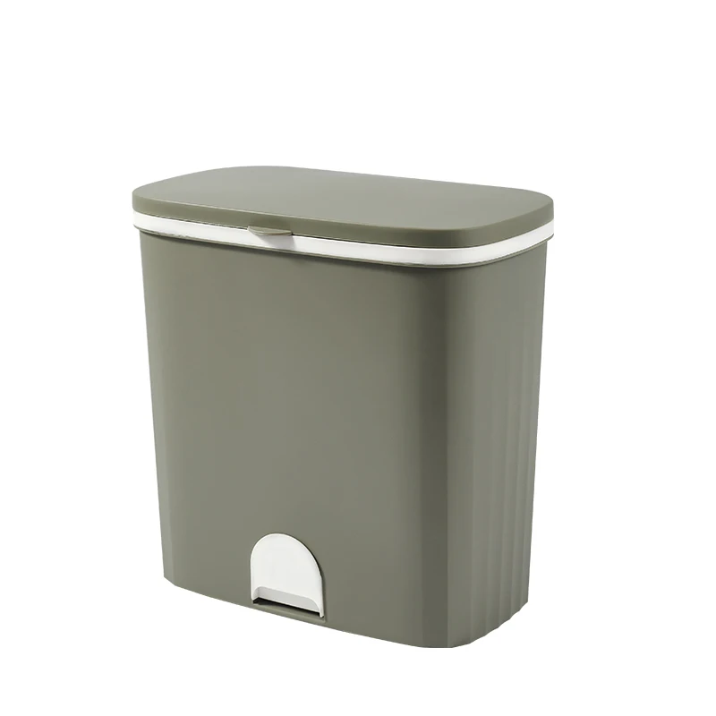 Hanging Trash Can Household Large Capacity Wall-mounted Garbage Can Bathroom Office Trash