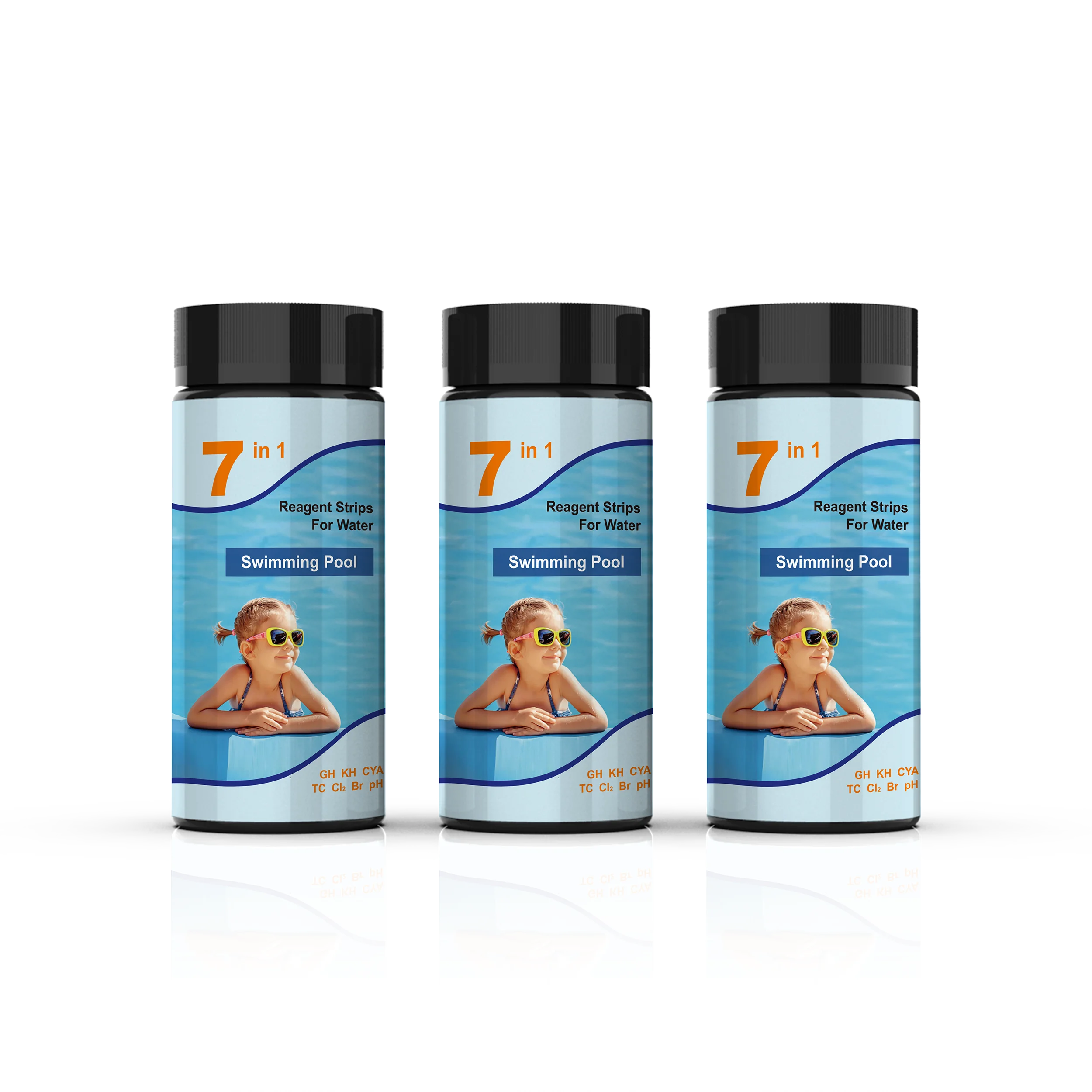 Water Test strip For Pools SPA7  in 1 Fast Test  7 Parameters for Swimming Pool Test Kit