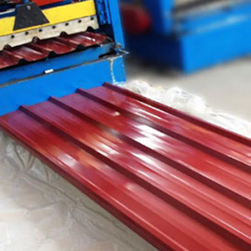 Color Coated Roofing Sheet PPGI Corrugated Sheet Decorative Zinc Metal Roofs Coated Color Steel Sheet