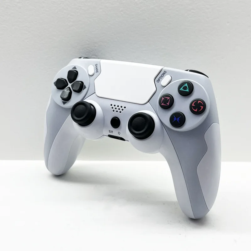 Wholesale Ps4 wireless Bluetooth 4.0 game controller dual vibration six axis with touch microphone earphones