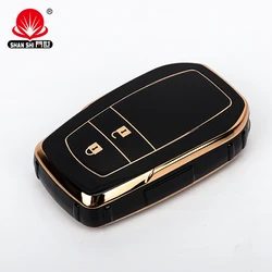 2022 Fashionable High Quality TPU Two-button key smart car key cover for Toyota