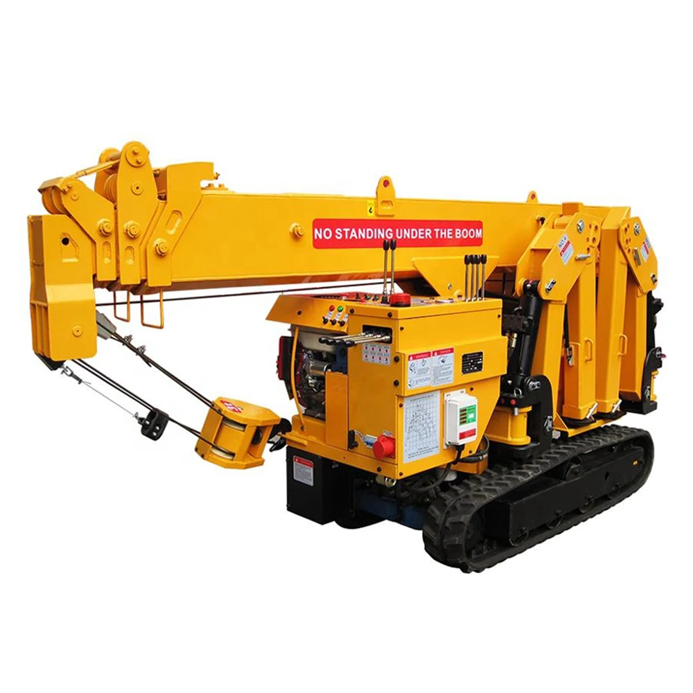 Складной 3-х тонный Строительная мини гусеничный кран в Китае (стандарты CE, сертификат и Гарантированное качество!