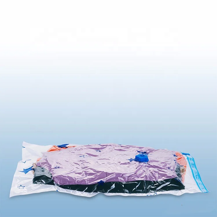 Suction Valve Vacuum Seal Storage Bag For Clothes And Bedding