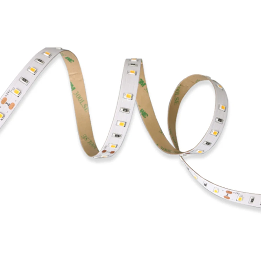 Shenzhen manufacturer classical 5m DC24V SDCM<3 SMD2835 300LED 3000K warm white color led light strip tape flexible