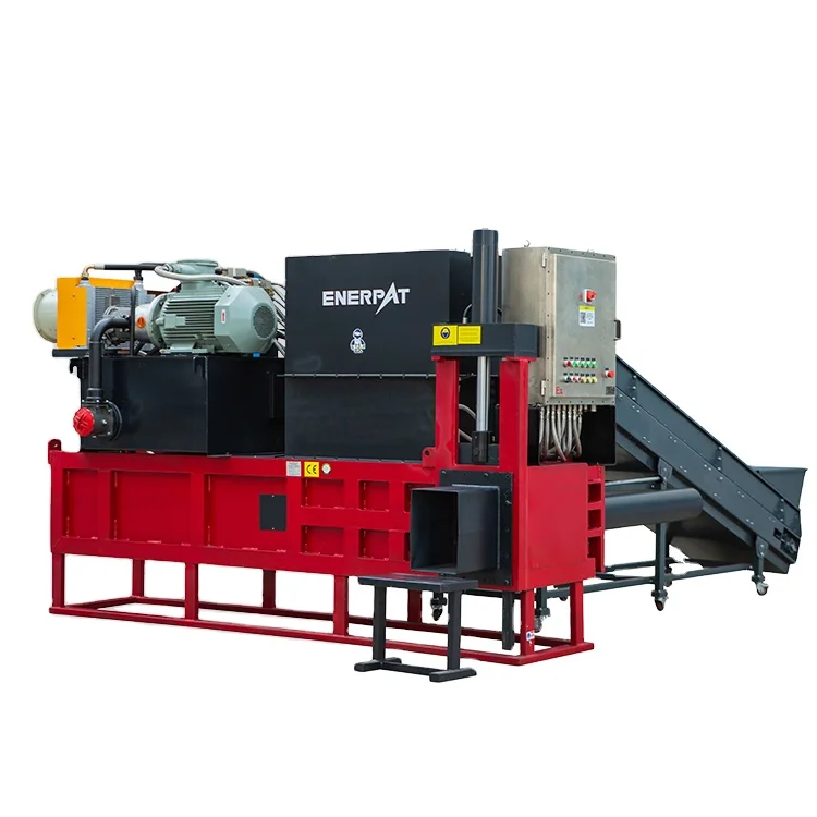 Automatic agricultural glass wool bagging baler hydraulic machine with best price for recycling