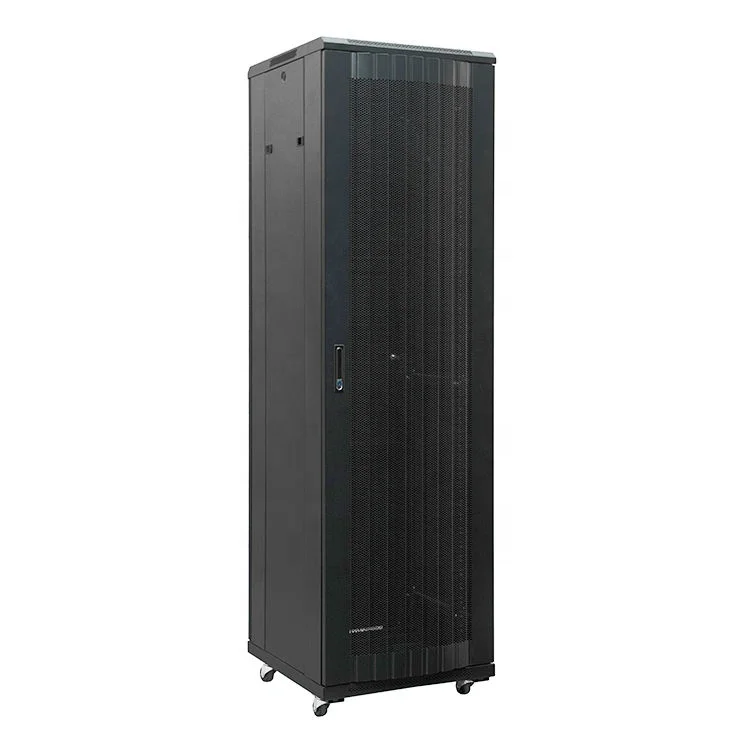 Bolein 19' 27U 32U 37U 42U Floor Standing Cooling Mesh Vented Double Door Data Center Server Rack DDF Network Server Cabinet