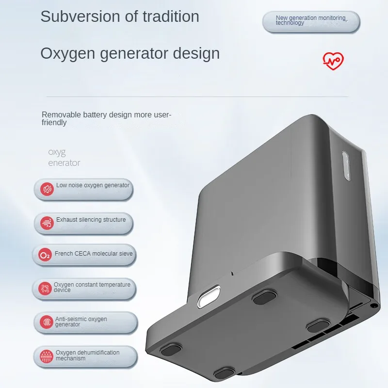 High Purity Oxygen Machine for Outdoor Use - Small and Lightweight Oxygen Concentrator
