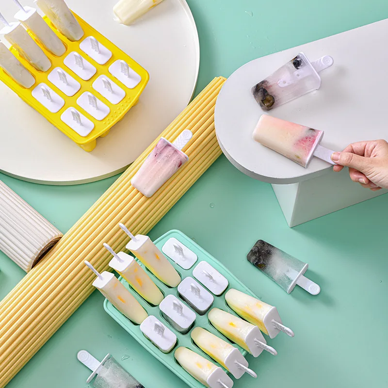 4/6/12 grids silicone DIY Popsicle making mold easy release ice cream Popsicle mold kitchen creative Popsicle mold