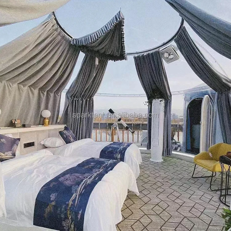 Wholesale Price New Design Dome House Prefab PC Dome House for Resorts