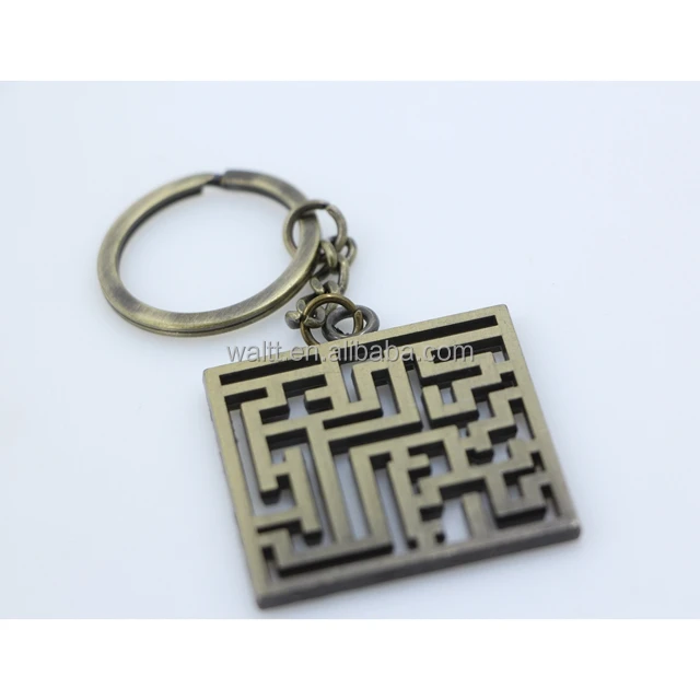 Пользовательский 3D QR код лабиринт брелок