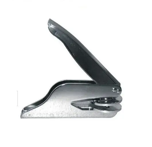 Personal Office Notary Paper Logo Metal Embossing Seal Stamp