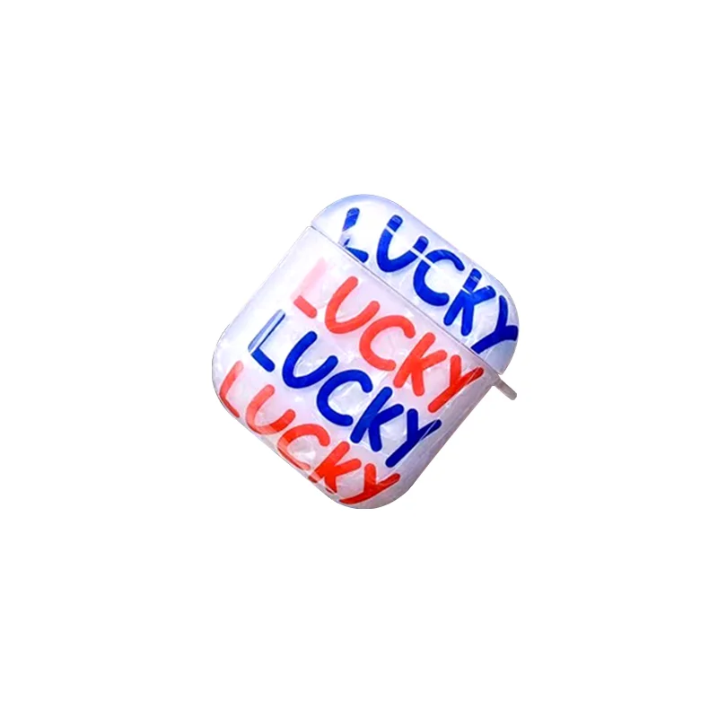 Дизайнерские персонализированные модные роскошные сублимационные Чехлы для беспроводных наушников с крючком для airpods