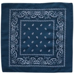 100% cotton hair accessories bulk head hair band men femme printing custom bandana scarf for women