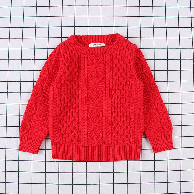 
China Factory Kids Girls Clothes 1-7Y Fall Knitwear Children Sweater 