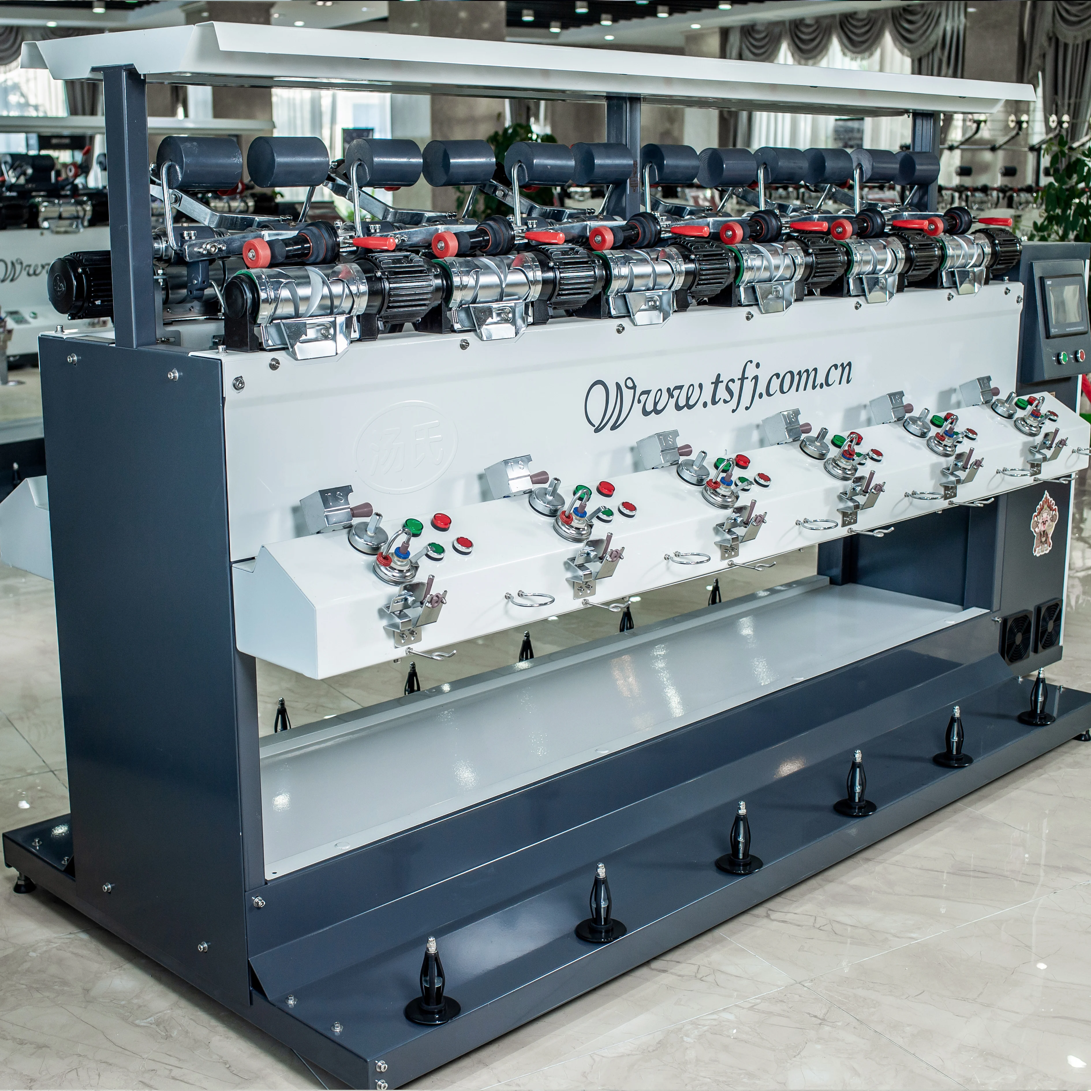 TS008 textile yarn bobbin hard winding machine winder factory