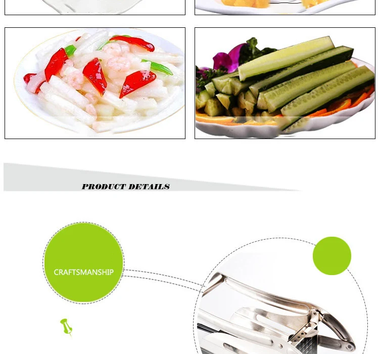 Hot sale Stainless Steel Meat Chips Slicer Potato Cutter Potato Slicing Machine Home Kitchen Tools Manual veggie chopper