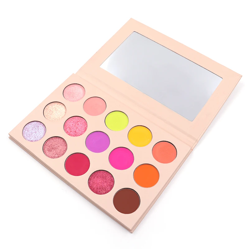 
Wholesale HOT Cosmetics supplier 15 colors make up palette eye shadow eyeshadow palette 