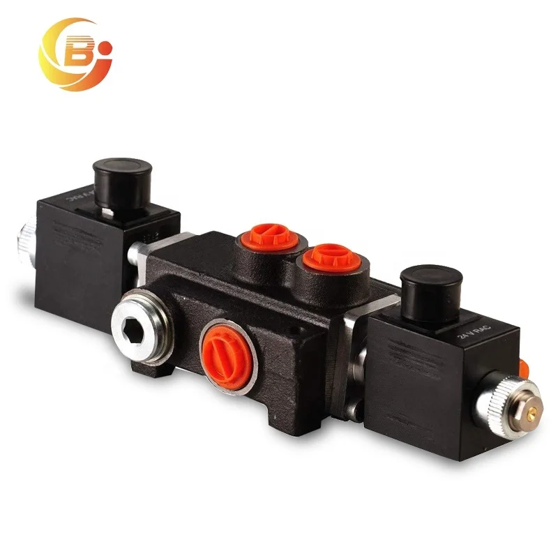High Performance Hydraulic Control Valve Handle Proportional Solenoid Valve 12V