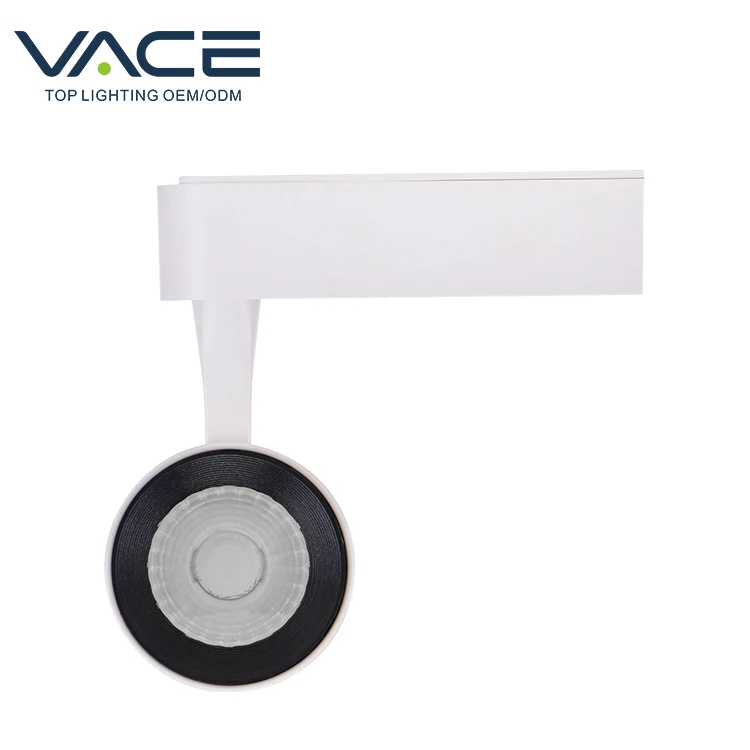 VACE современный дизайн алюминиевая трековая лампа SMD COB 5 Вт 7 9 12 15 20 30 светодиодный Трековый