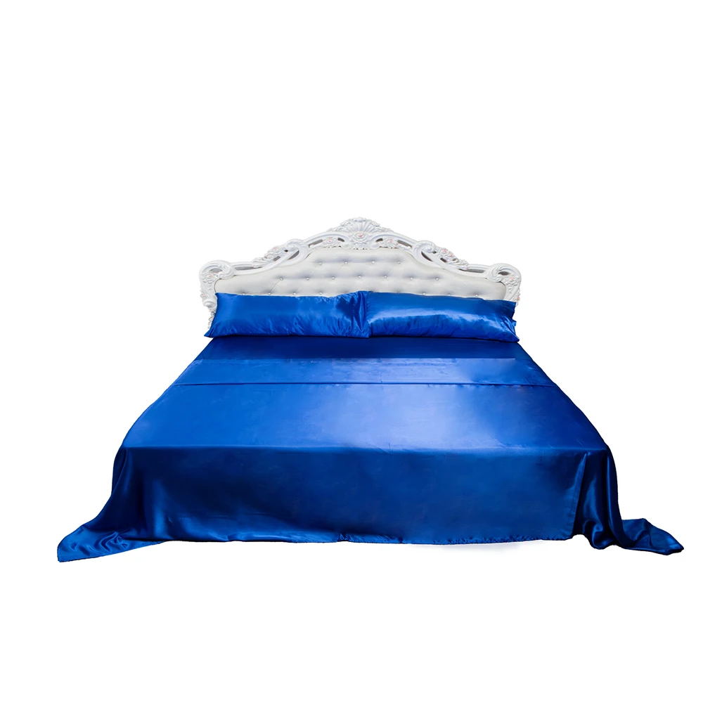 100% Mulberry Pure Luxury Satin Silk Fabric Duvet Covers And Bedding Sheet