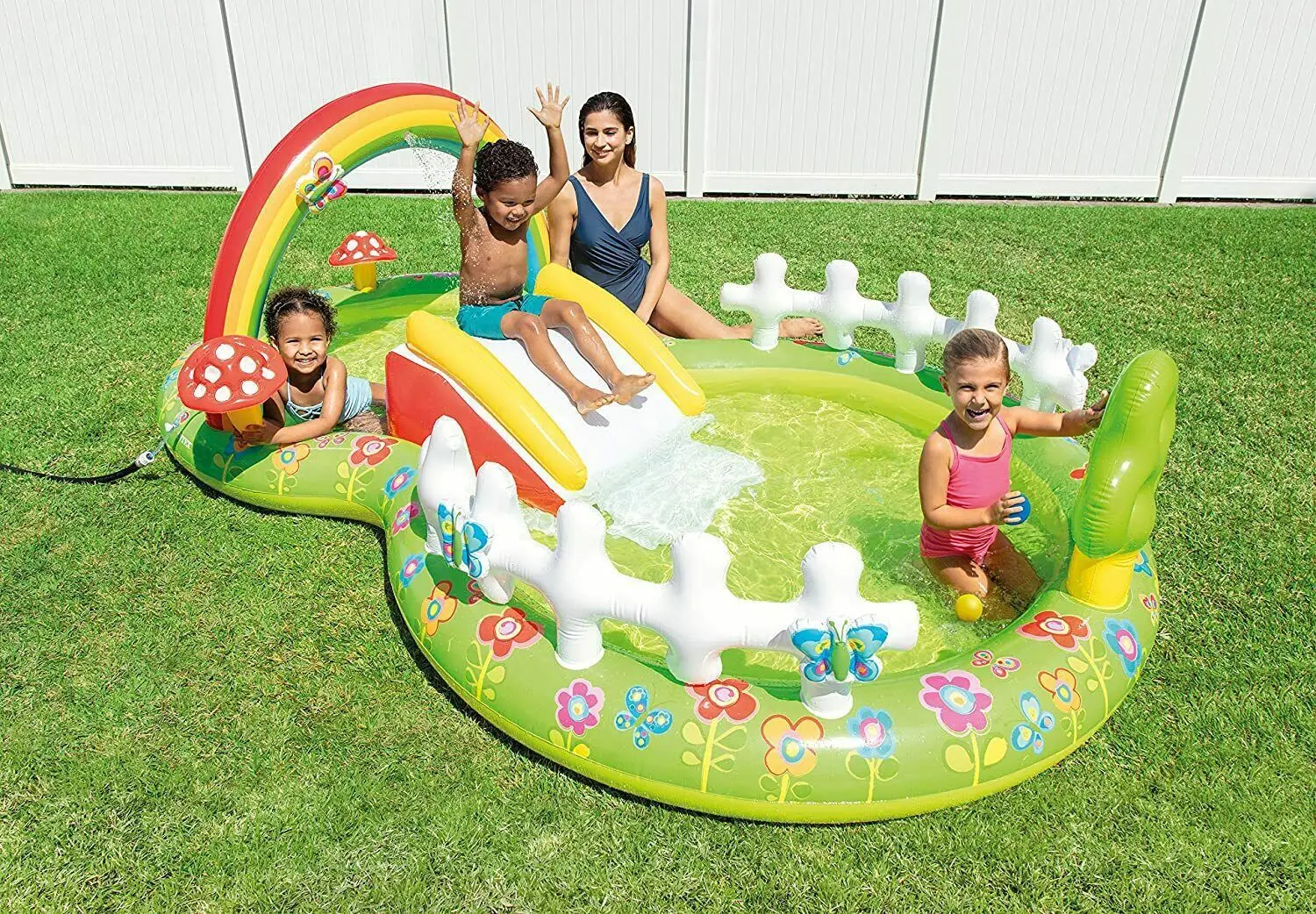 INTEX 57154 My Garden Play Center inflatable swimming pool outdoor inflatable play pool for kids