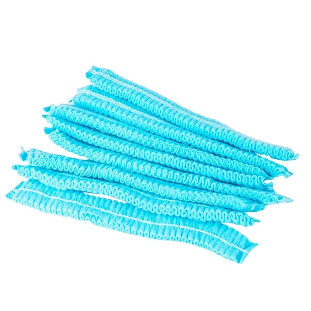 Medical Disposable PP Surgical Cap Doctor Nurse Bouffant Cap Non Woven Hair Covers Mob Clip Cap XR 3 Years Class I GB15979-2002