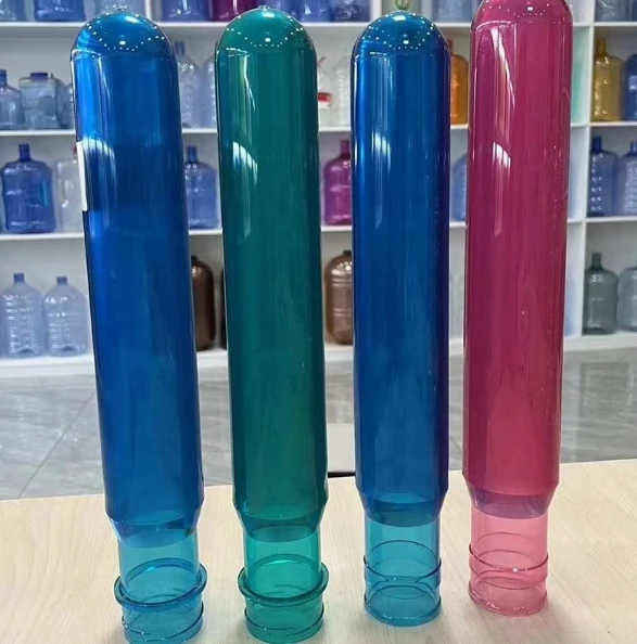 Hot sale 5Gallon PET Preform For 20L Plastic Mineral Water Bottle 55mm 480g  PLastic Bottle Preform With Press Lids