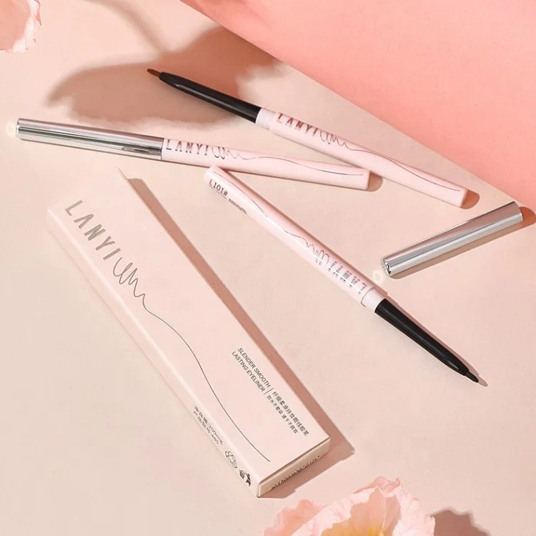 New Fashion Luxury Smooth Makeup Eyeliner Gel Pen Waterproof Oil Proof Natural Black Eyeliner Pencil Wholesale