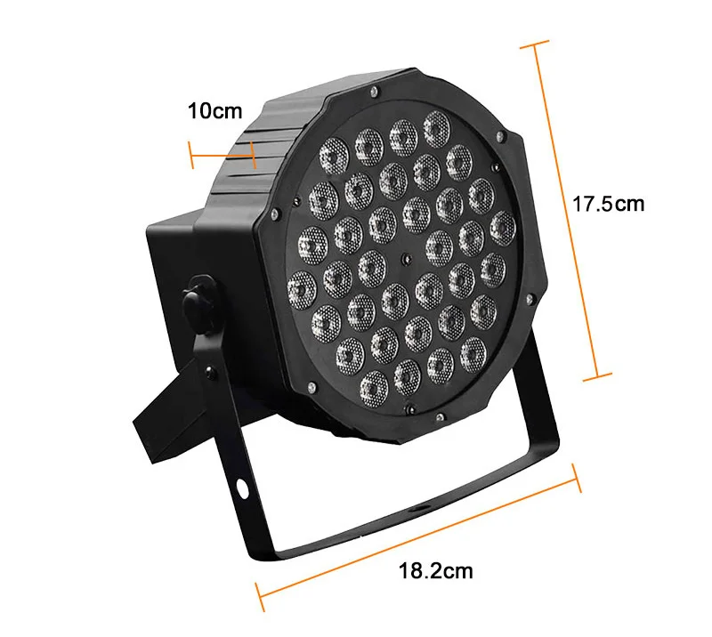 Sound Control 36 Par LED RGB DMX Lights Par Can Stage Light DJ Disco Par LED Light Matrix
