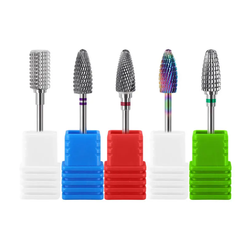 Carbide Nail Drill Bits Grinding Machine Head Hot Selling Tungsten Steel Stainless Steel Nail Art Beauty Punte Fresa Nail Drill