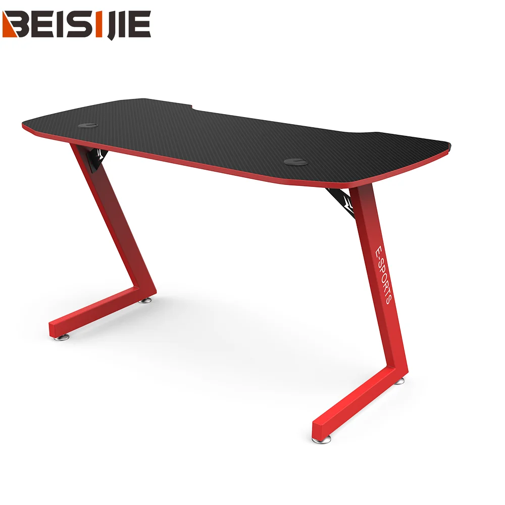 Beisijie, оптовые цены, игровой стол с красными боками для электронных видов спорта, самый крутой компьютерный стол, поддержка игрового стола на заказ