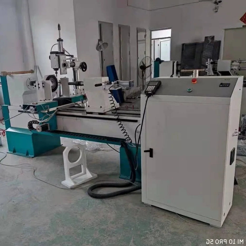 Low Cost Home use Hotsale Wooden Saw Dowel CNC Wood Lathe Machine