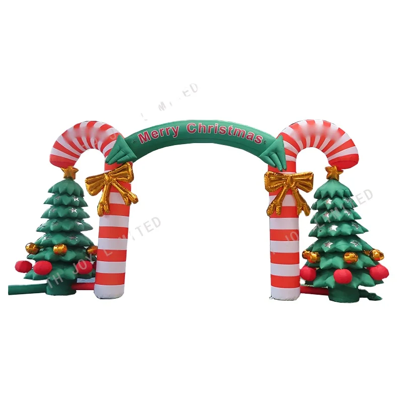 Free Shipping! 6m Outdoor Giant Inflatable Christmas Arch Christmas Tree Arch Inflatable Arch for Christmas Decoration
