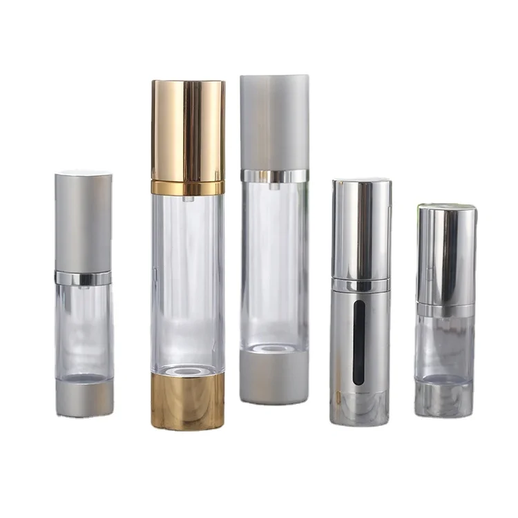 YICAI Luxury Cosmetic Packaging 10/15/20/30-200ml Serum Aluminum Airless Pump Bottle