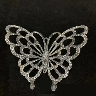 Свадебная композиция, воздушное потолочное украшение, подвеска, кристально прозрачное акриловое украшение в виде бабочки