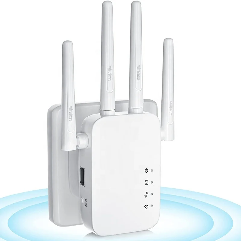 White 2.4G Repeater Amplifier For The 2021 European Cup High Quality Range Extender Router 600Mbps Signal Coverage to 20 Metre