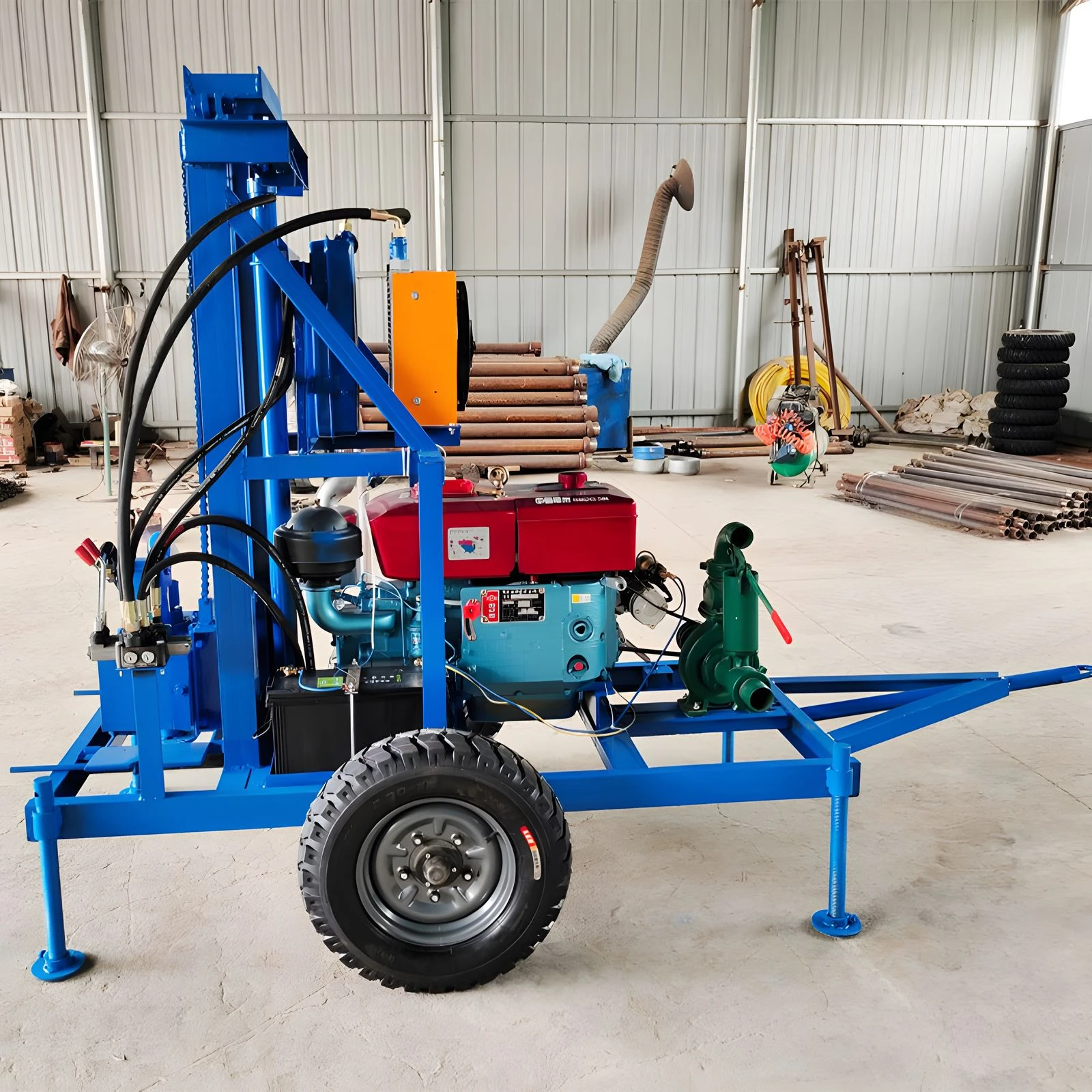 Discounted 50~350Mm Drilling Rig For Water Well Car Mount Bore Well Drilling Machine Price