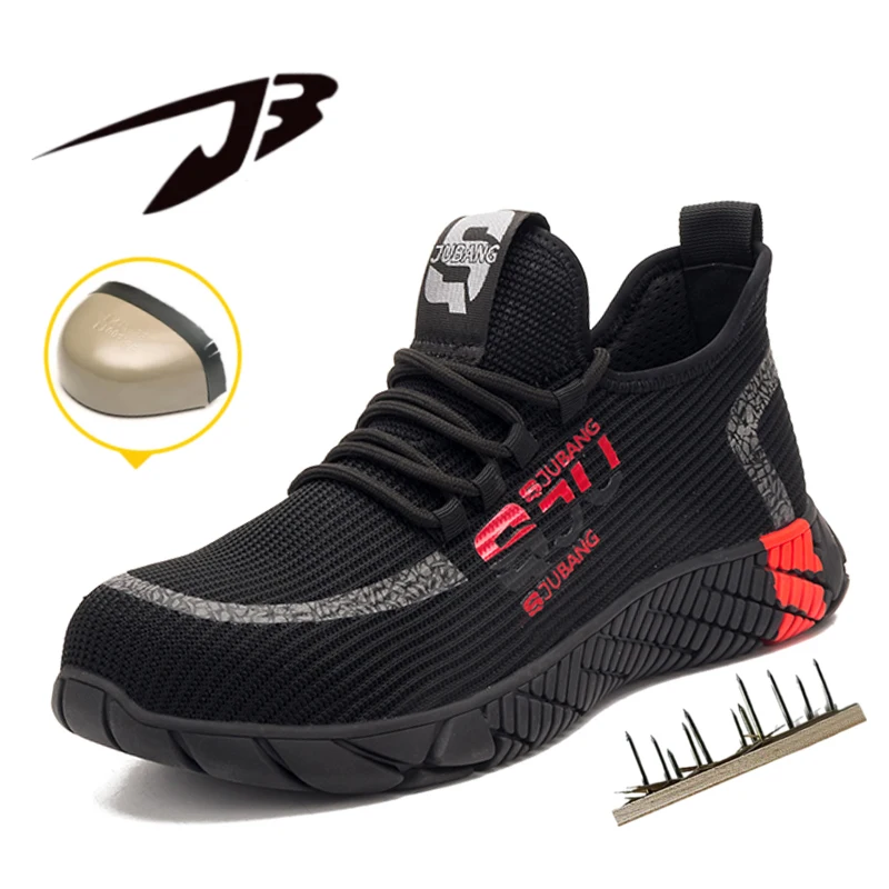 Best Selling New Safety Shoes Factory Workwear Resistant Solid Soles Steel Toe Safety Shoes