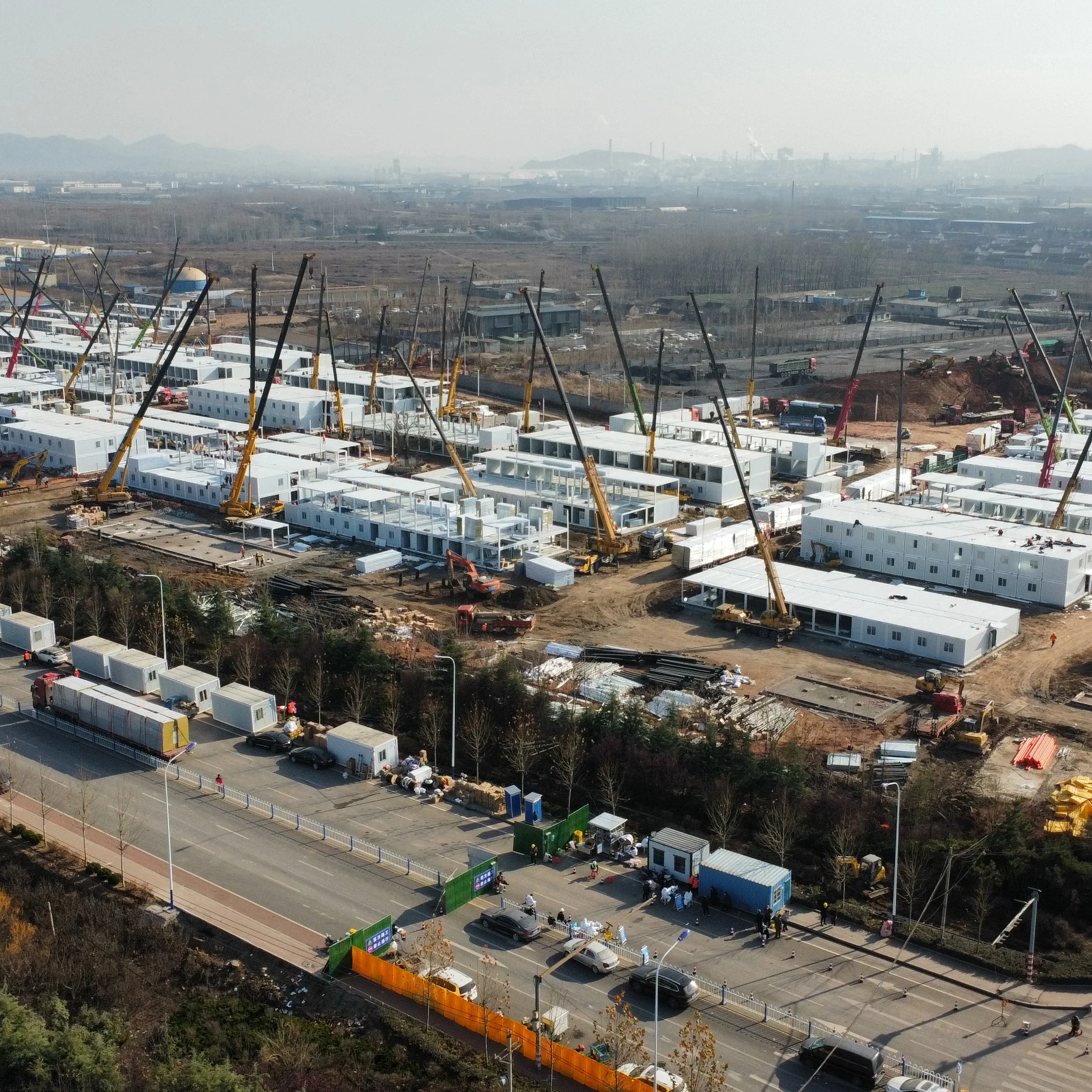 China Flat Pack Prefabricated Fast Modular 20ft 40ft Mobile Container House Detachable Homes Office Sale