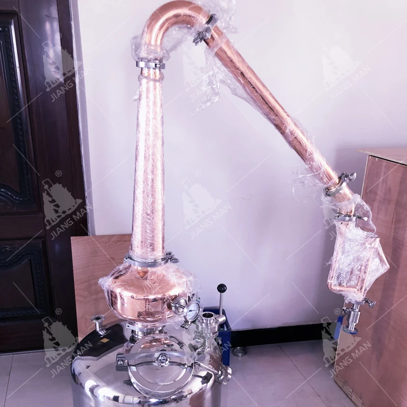 1 Gallon/10 Liters Copper Pot Still-Home Alcohol Whiskey Distiller-Gin Distiller Home