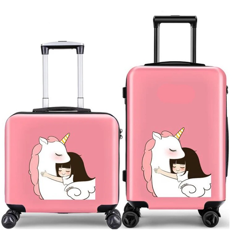 Оптовая продажа, Модный стильный Детский чемодан, популярный мультяшный детский багажный скутер