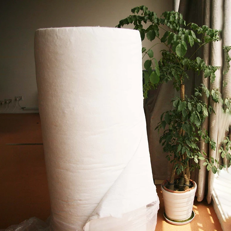 Polyester thermal bonded wadding for quilting