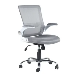 Удобный офисный стул HENGLIN с откидными подлокотниками, компьютерный стул из дышащей сетки, эргономичный стол, вращающийся стул