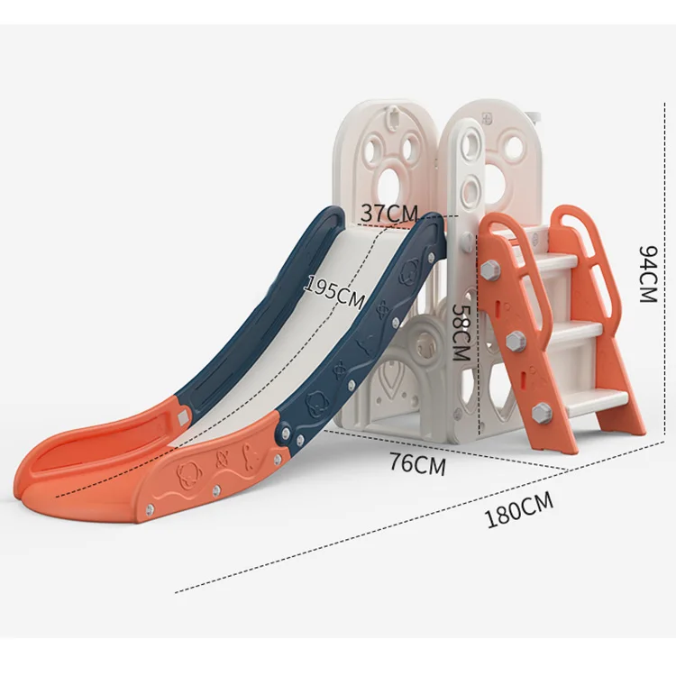 Plastic Slide And Swing Indoor Kids Toy Small Playground Indoor Toys Folding Slide