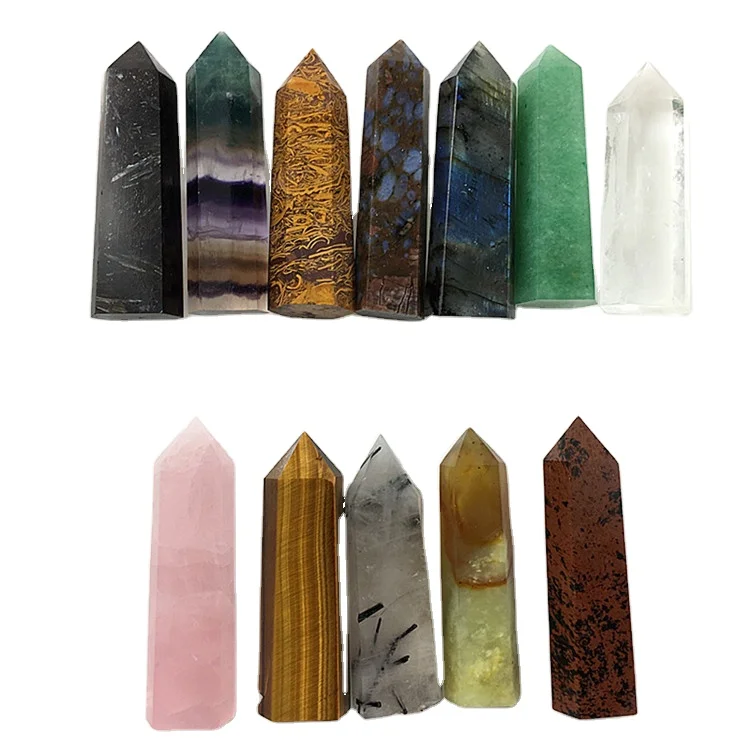 
2021 Metaphysical Crystals Healing Stones Crystal Tower Points 